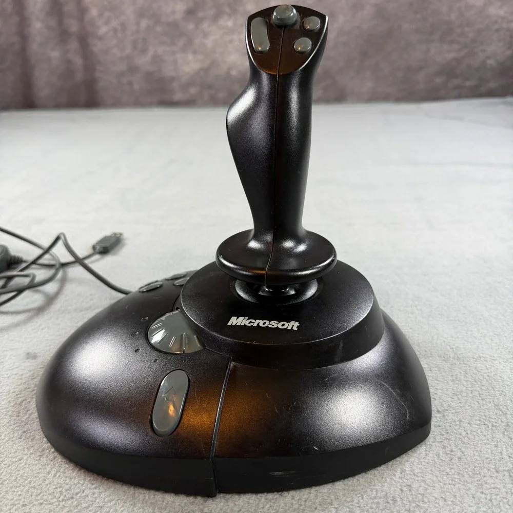 Microsoft SideWinder Precision Pro Flight Joystick USB Adapter X03-57540 Tested